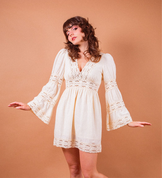 Honey - Cotton Flower Lace Dress