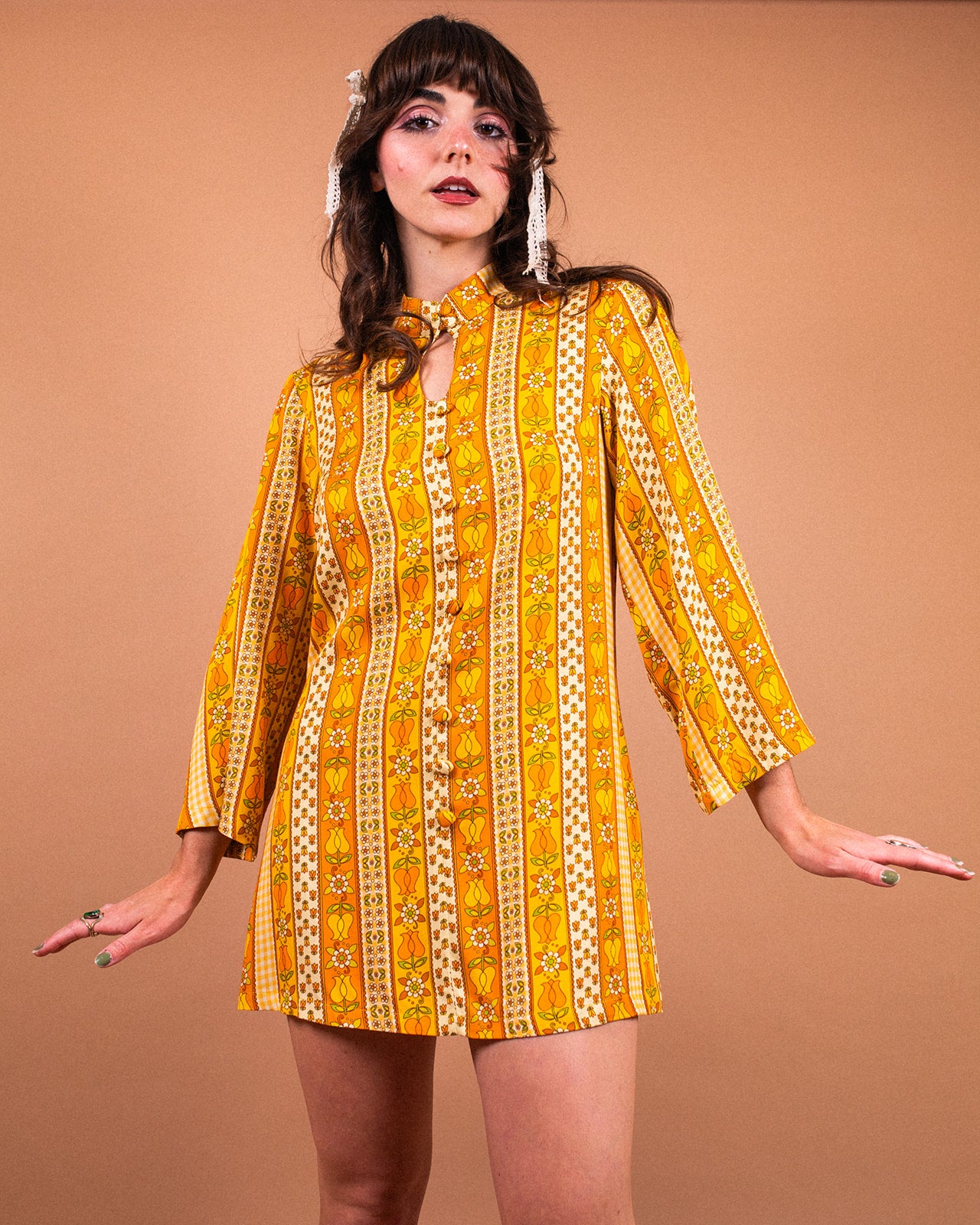 Goldie - Keyhole Tunic Dress