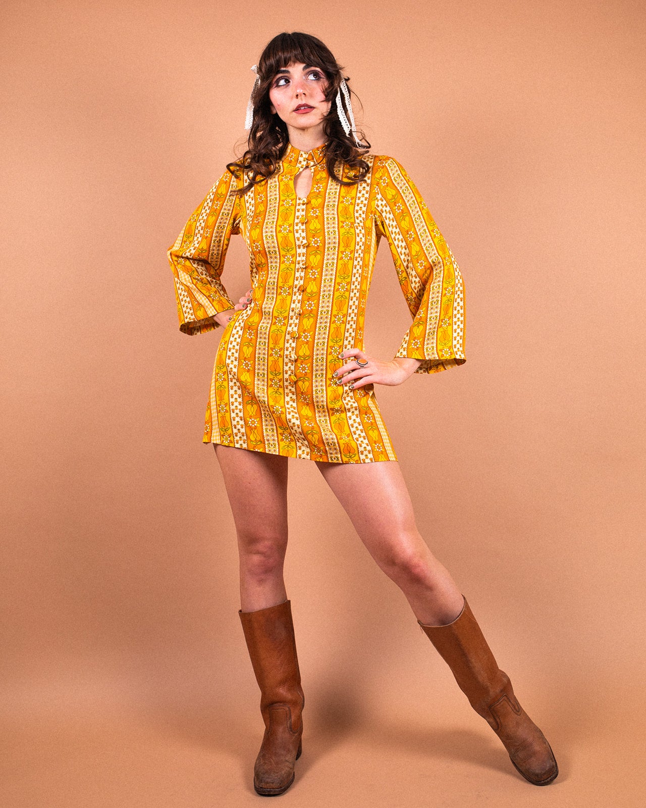 Goldie - Keyhole Tunic Dress