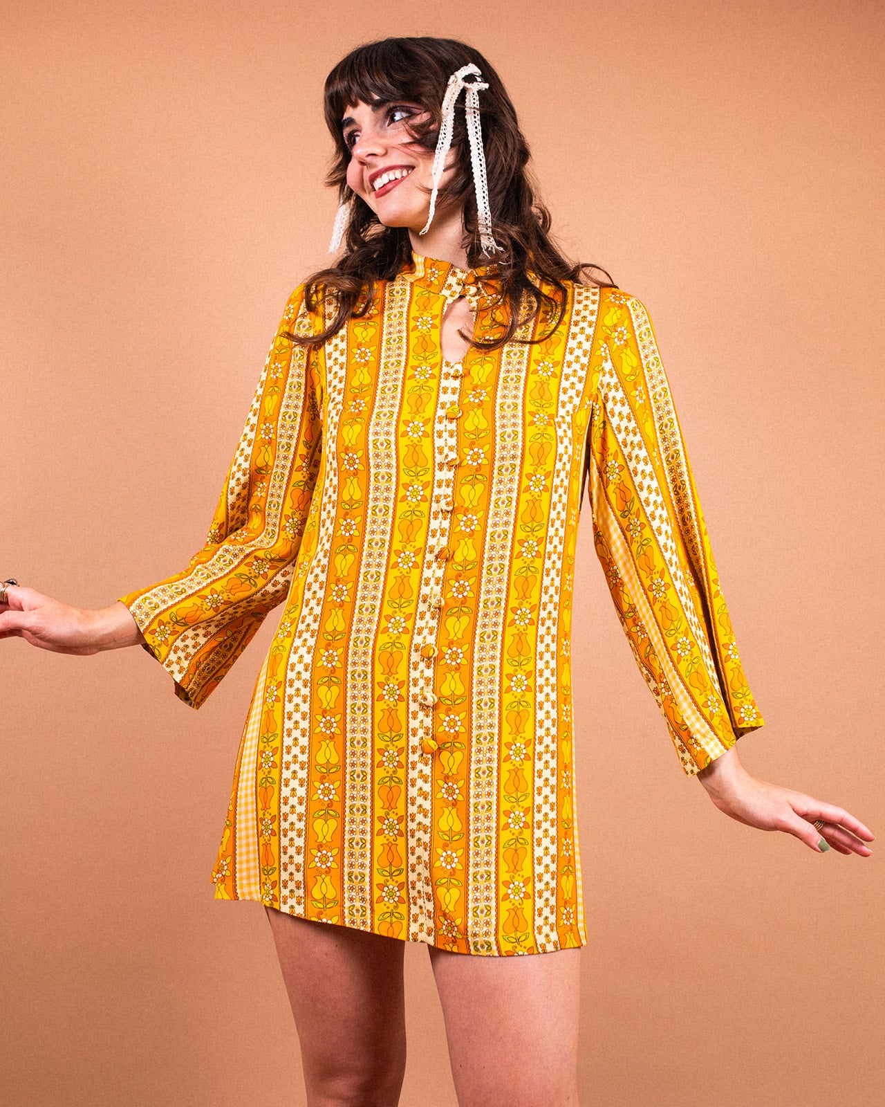 Goldie - Keyhole Tunic Dress