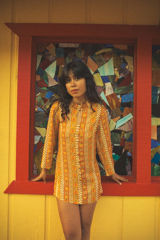 Goldie - Keyhole Tunic Dress