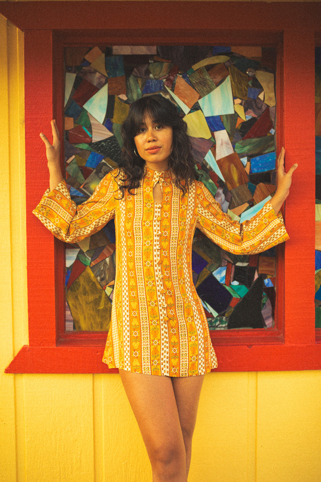 Goldie - Keyhole Tunic Dress