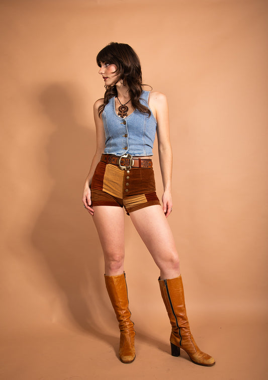 Moonlight Drive - Patchwork Shorts