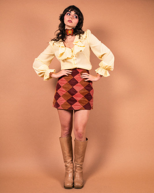 Angelina - Ruffle Collar Blouse