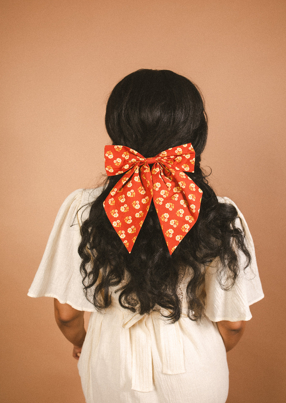 Polka Dot Posy - Bow Hair Clip