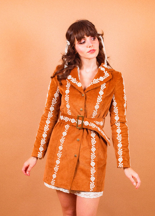 Woodstock - Embroidered Collar Jacket