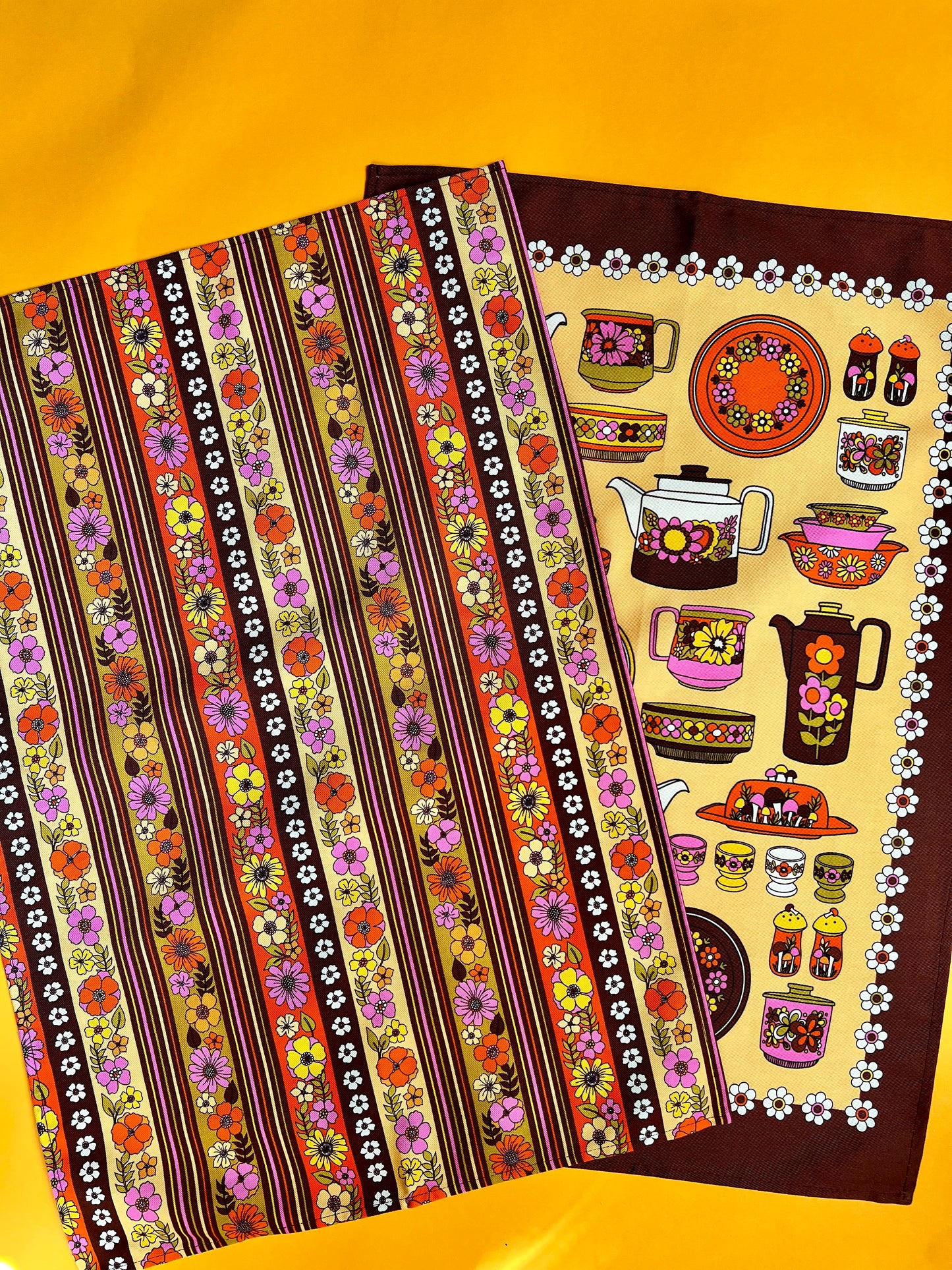 Tea Towel - Tea for Two - Pink