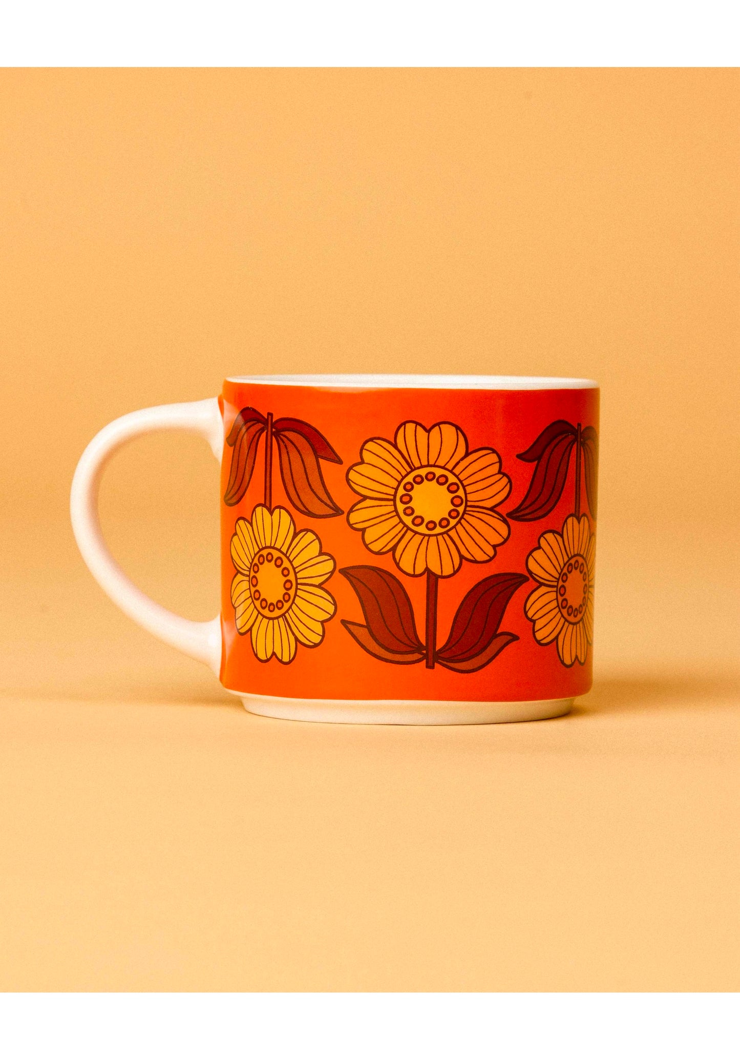 Dahlia Delight - Orange Mug