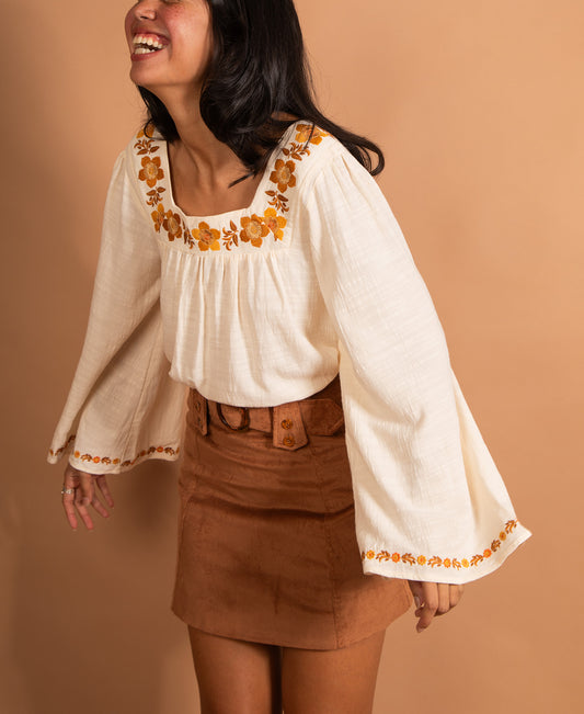 Juniper - Corduroy Buckle Skirt