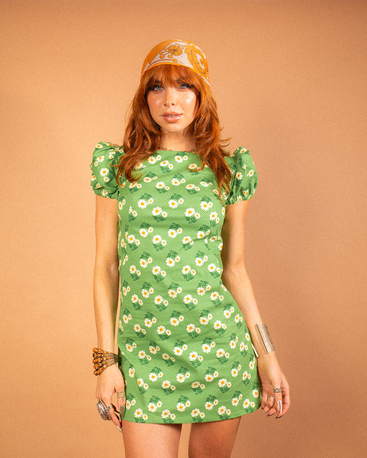 Birkin - Puff Sleeve Mini Dress