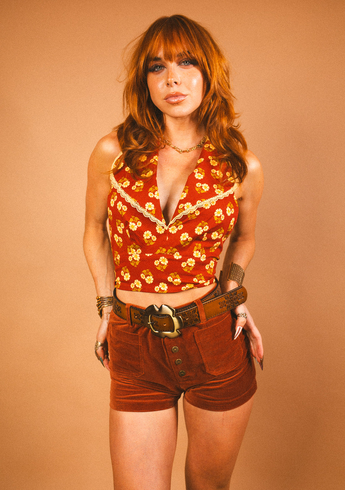June - Halter Collar Top