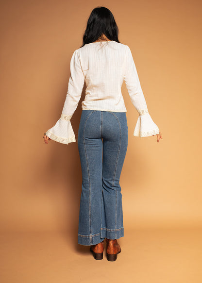 Birdie - Cotton & Lace Blouse