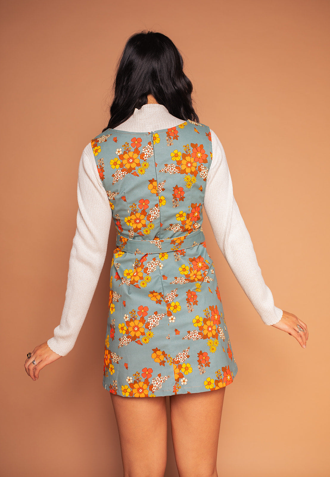 Lola - Pinafore Dress - Country Blooms