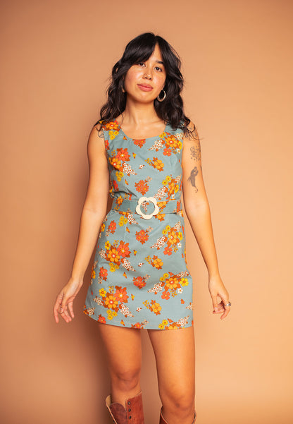 Lola - Pinafore Dress - Country Blooms