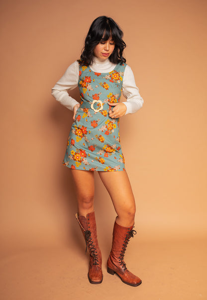 Lola - Pinafore Dress - Country Blooms