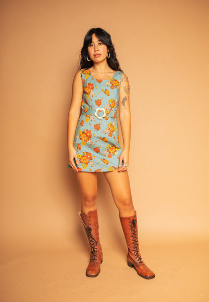 Lola - Pinafore Dress - Country Blooms