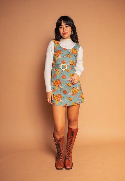 Lola - Pinafore Dress - Country Blooms