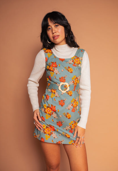 Lola - Pinafore Dress - Country Blooms