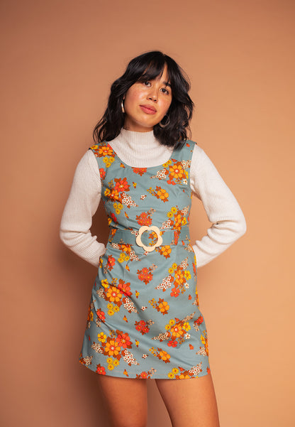 Lola - Pinafore Dress - Country Blooms