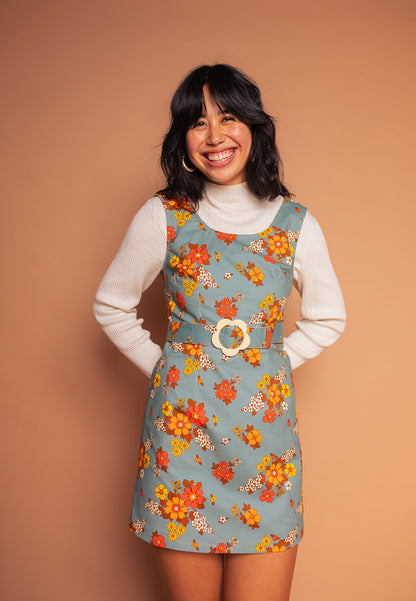 Lola - Pinafore Dress - Country Blooms