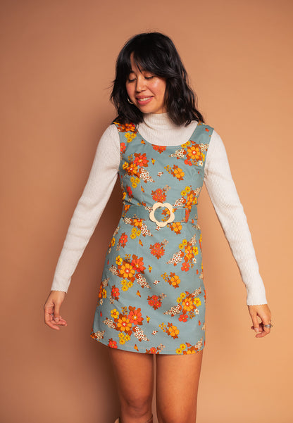 Lola - Pinafore Dress - Country Blooms