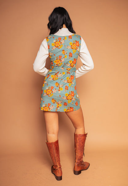 Lola - Pinafore Dress - Country Blooms