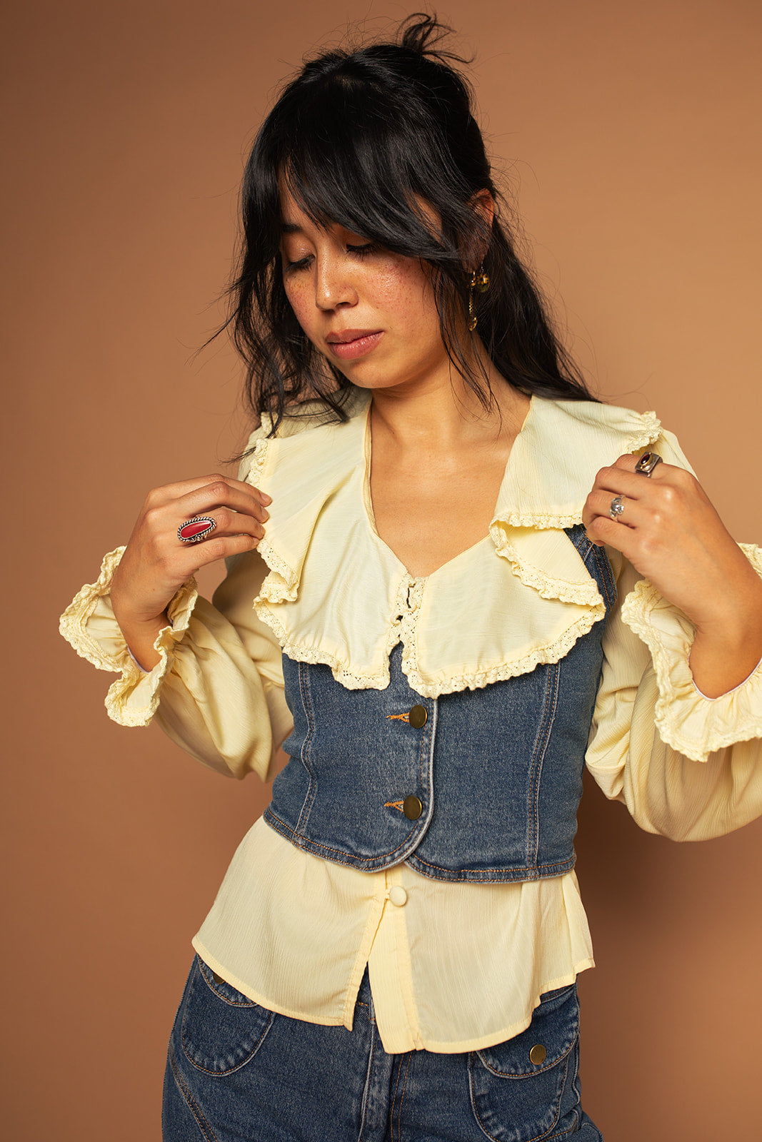 Electric Blues - Curve Seam Waistcoat