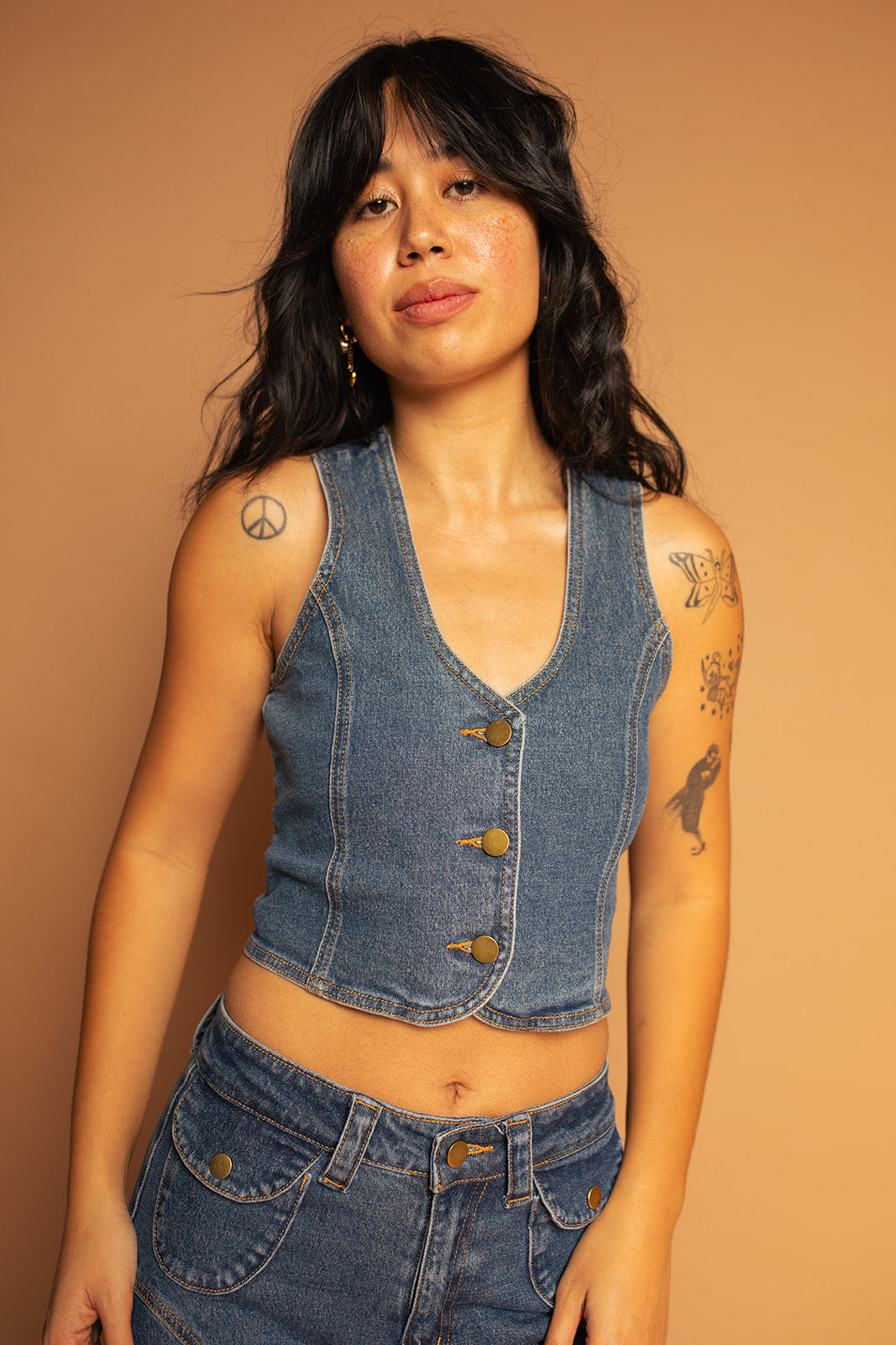 Electric Blues - Curve Seam Waistcoat