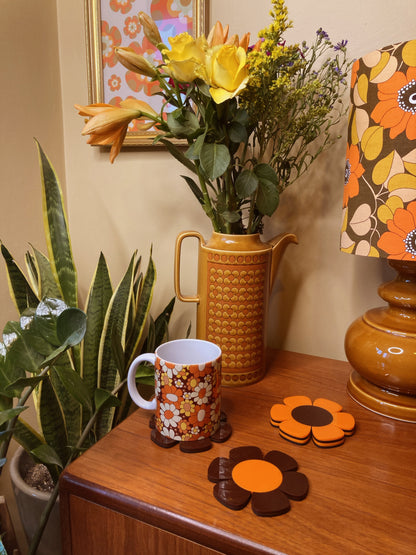 Marigold - Coaster Set Orange