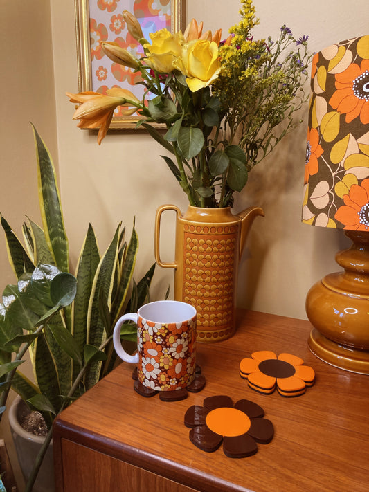 Marigold - Coaster Set Orange